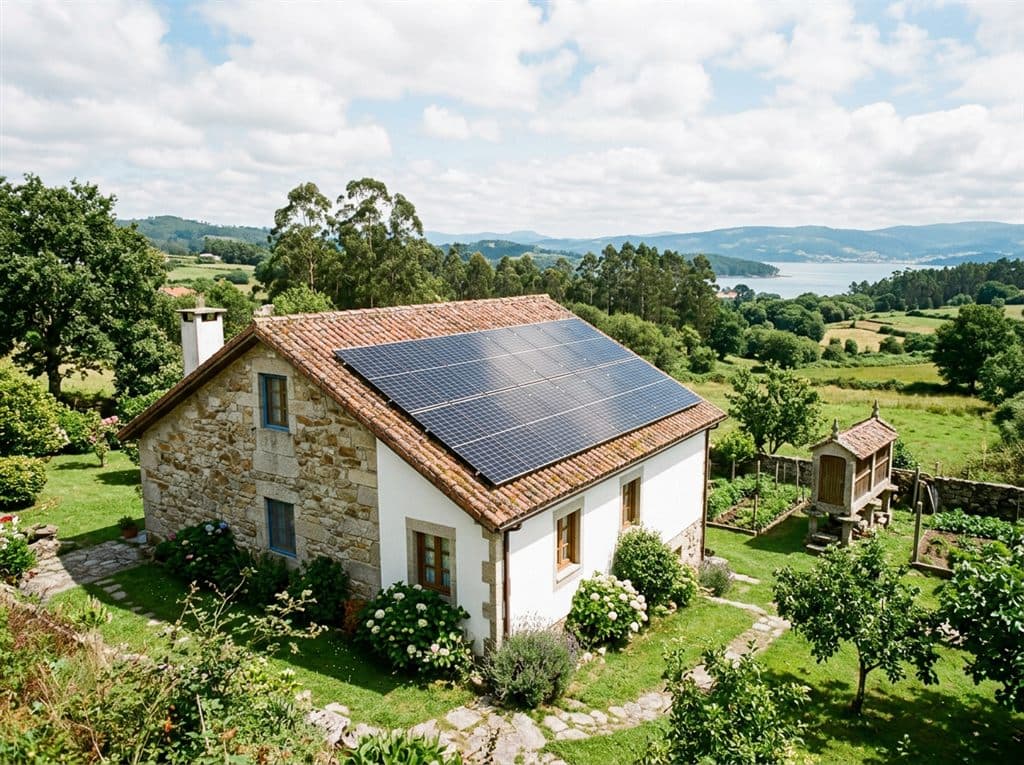 Instalación fotovoltaica sobre cubierta en Pontevedra